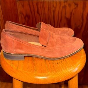 Clarks Women's Rust Suede Loafers